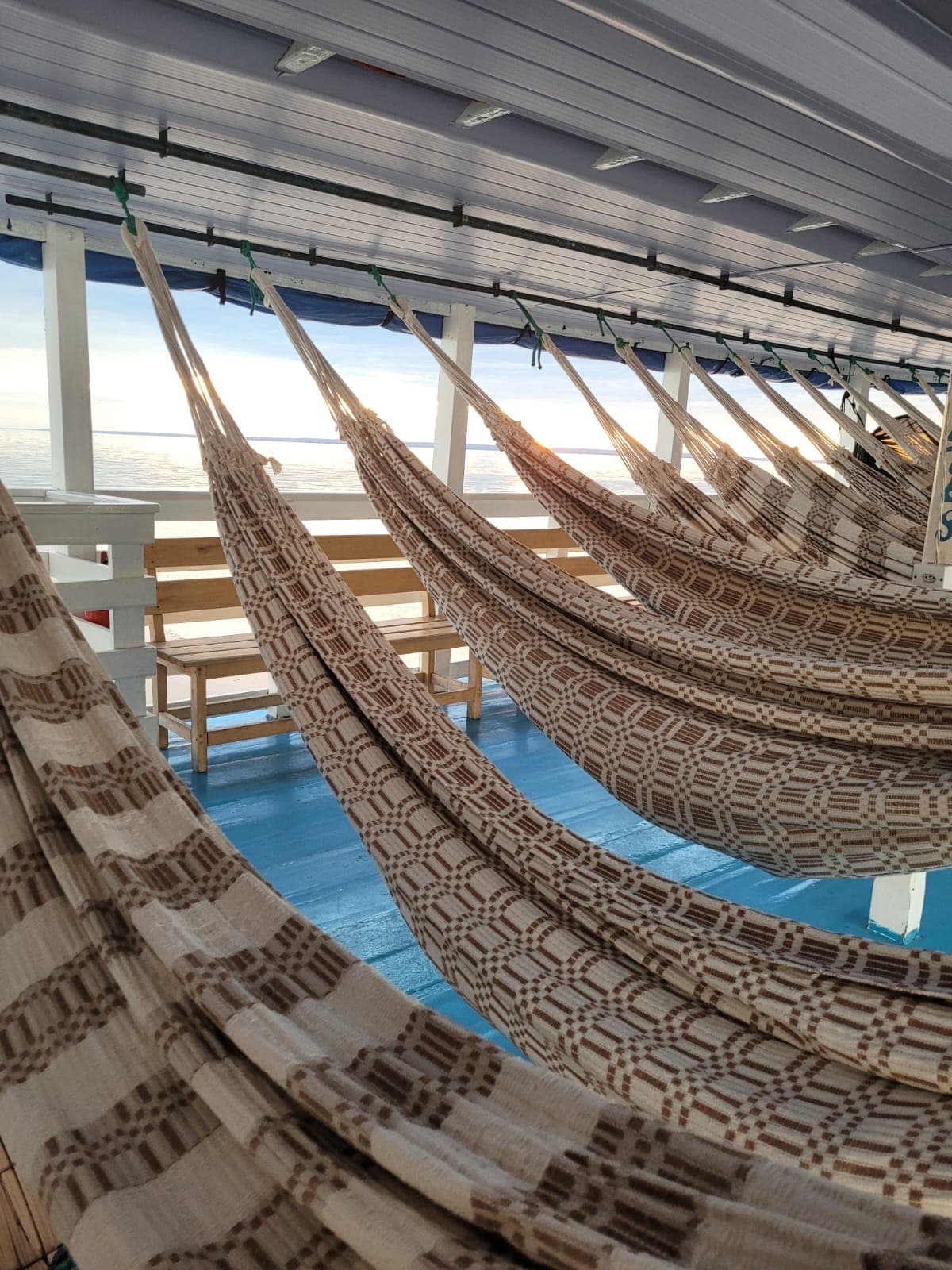 Dormir em rede como tradição nos barcos culturais da região